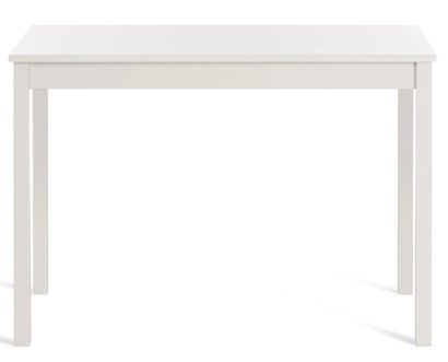 Обеденный комплект эконом Хадсон 2 (стол + 4 стула)/ Hudson 2 Dining Set дерево гевея/мдф, стол:105х65х73см, стул: 41х46х85,5см, butter white — фото 5