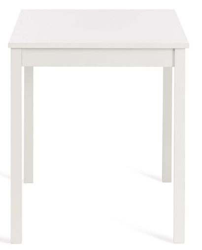 Обеденный комплект эконом Хадсон 2 (стол + 4 стула)/ Hudson 2 Dining Set дерево гевея/мдф, стол:105х65х73см, стул: 41х46х85,5см, butter white — фото 3