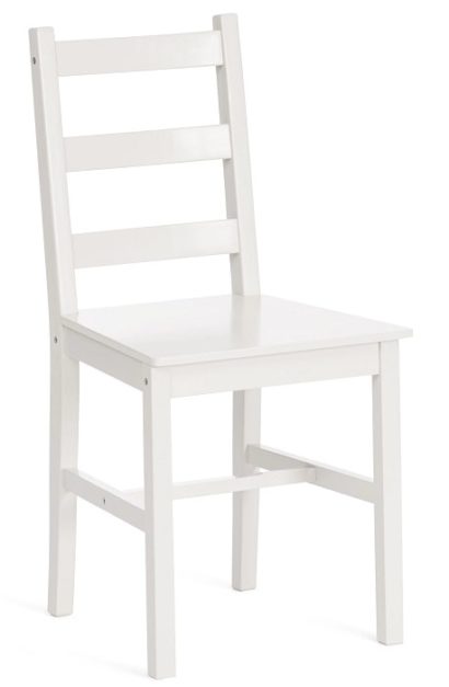 Обеденный комплект эконом Хадсон 2 (стол + 4 стула)/ Hudson 2 Dining Set дерево гевея/мдф, стол:105х65х73см, стул: 41х46х85,5см, butter white — фото 2