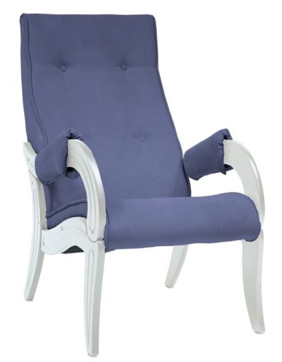 Кресло для отдыха Модель 701 (Verona Denim Blue, дуб шампань) — фото 1