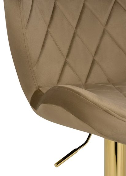 Барный стул Porch dark beige / golden — фото 2
