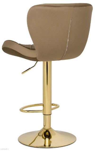 Барный стул Porch dark beige / golden — фото 4