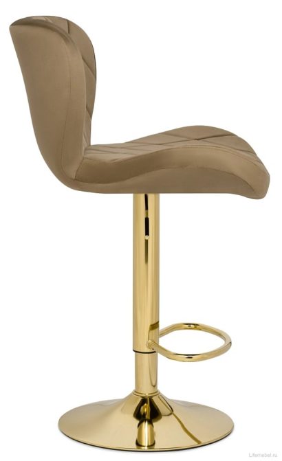 Барный стул Porch dark beige / golden — фото 5