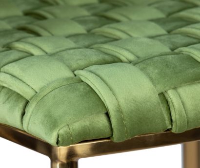 Стул барный DOBRIN EMMA GOLD (зеленый велюр (VF-08)) — фото 5