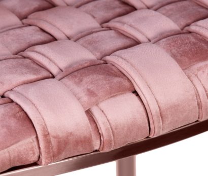 Стул барный DOBRIN EMMA ROSE GOLD (розовый велюр (VF-10)) — фото 4