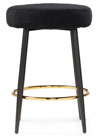 Барный стул Plato black fabric — фото 4