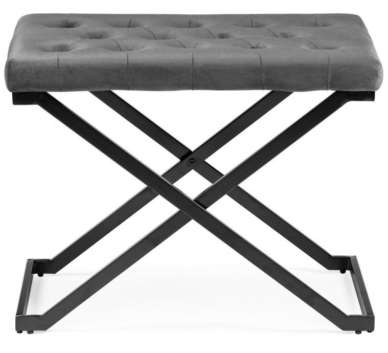 Табурет German dark grey / black