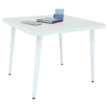 Стол журнальный Оникс 3 Белый / Велюр — фото 4
