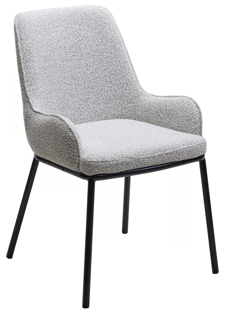 Стул БРИО (BRIO) UF995-02, букле / черный каркас / Товарный знак DISAUR