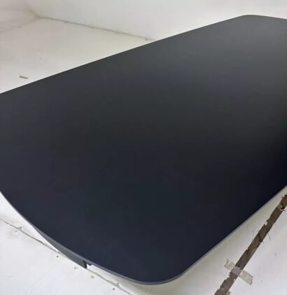 Стол DESIO 180 PURE BLACK SOLID CERAMIC Черный мрамор матовый, керамика/Черный каркас — фото 10