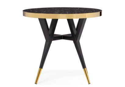Стол Selina 80х72 black / gold — фото 4