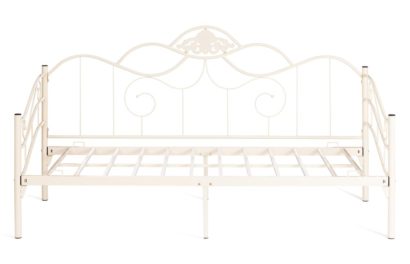 Кровать Federica (mod. AT-881) дерево гевея/металл, 90*200 см (Day bed), Белый (butter white) — фото 7