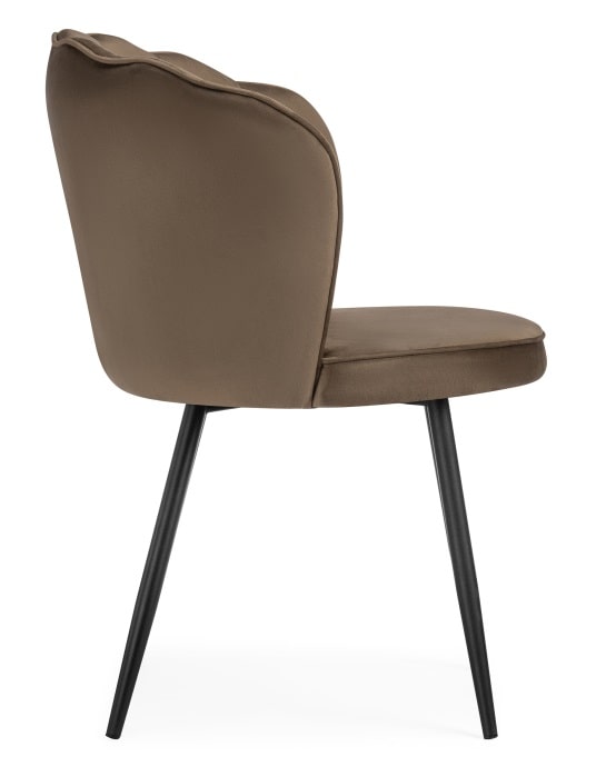 Стул на металлокаркасе Coral сappuccino / black