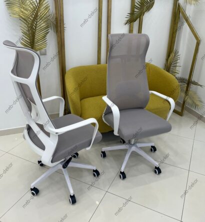 Компьютерное кресло Tilda light gray / white — фото 8