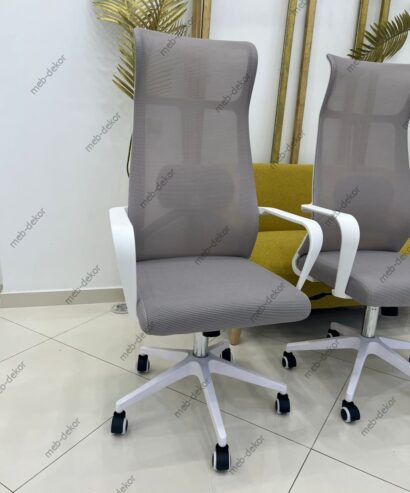 Компьютерное кресло Tilda light gray / white — фото 4