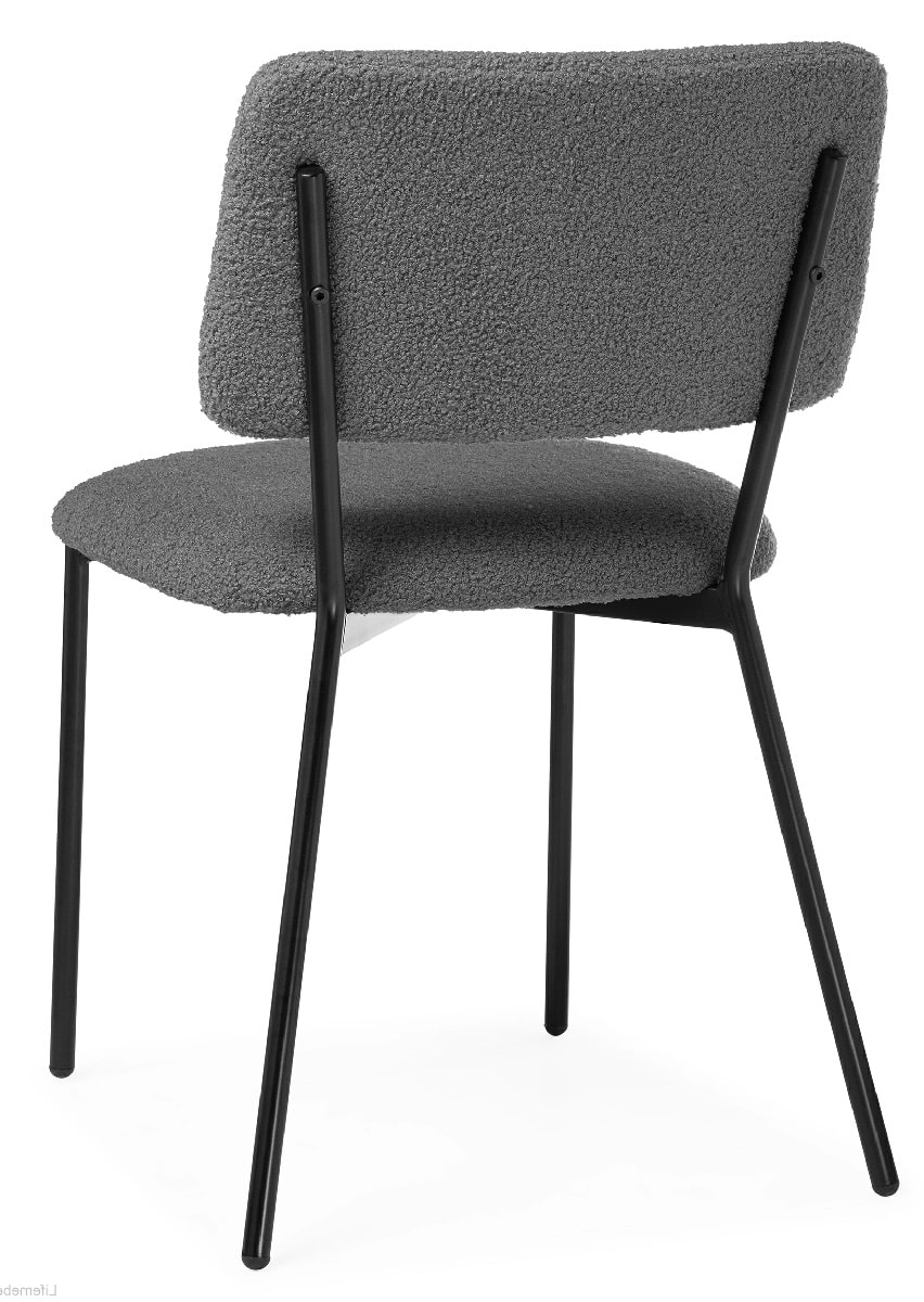 Стул на металлокаркасе Reparo dark gray / black
