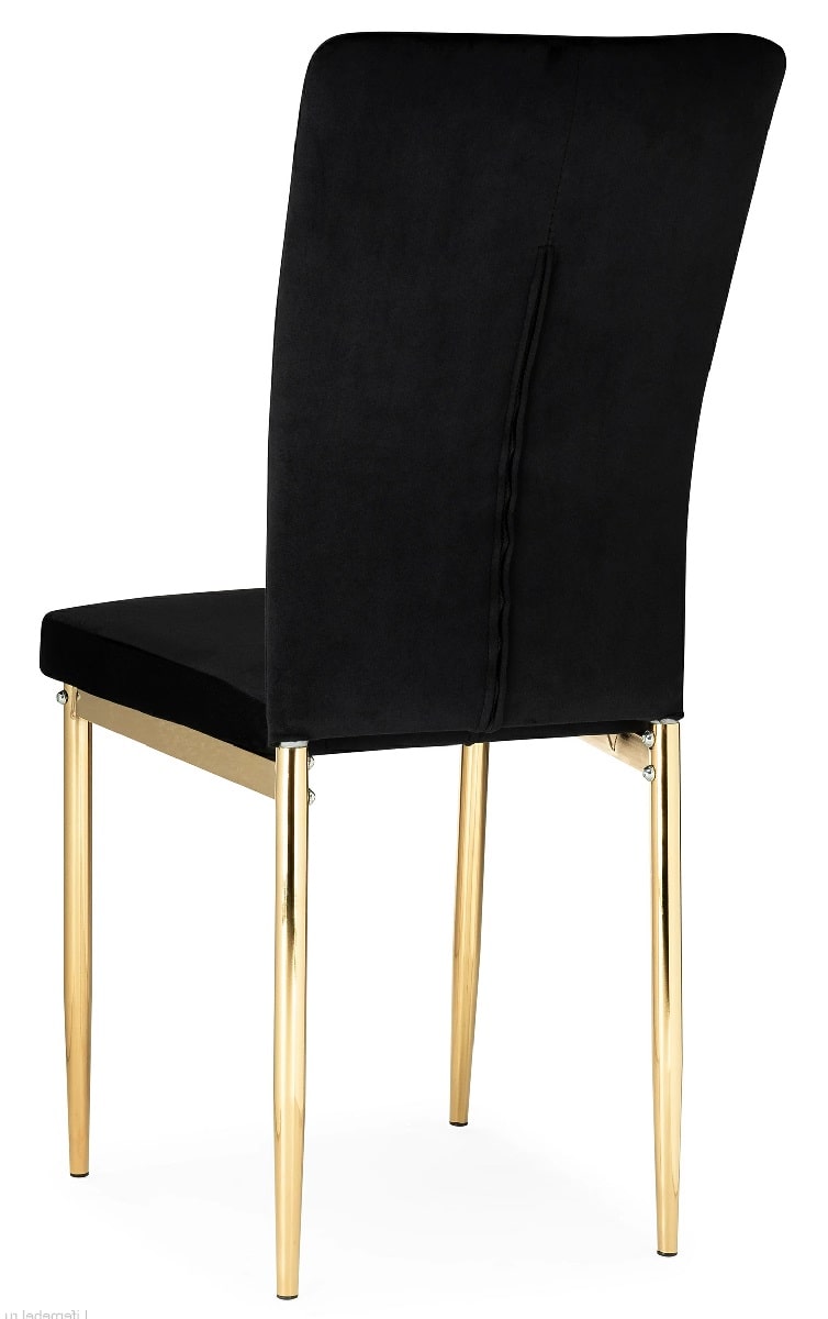 Стул на металлокаркасе Rek black / gold