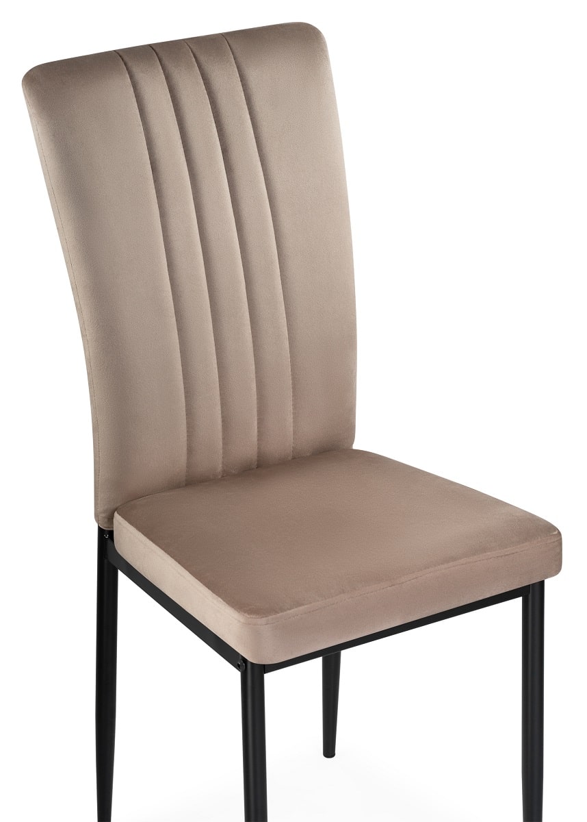 Стул на металлокаркасе Rek cappuccino / black