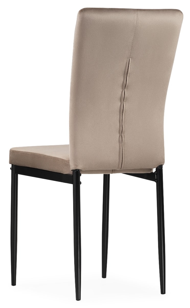 Стул на металлокаркасе Rek cappuccino / black