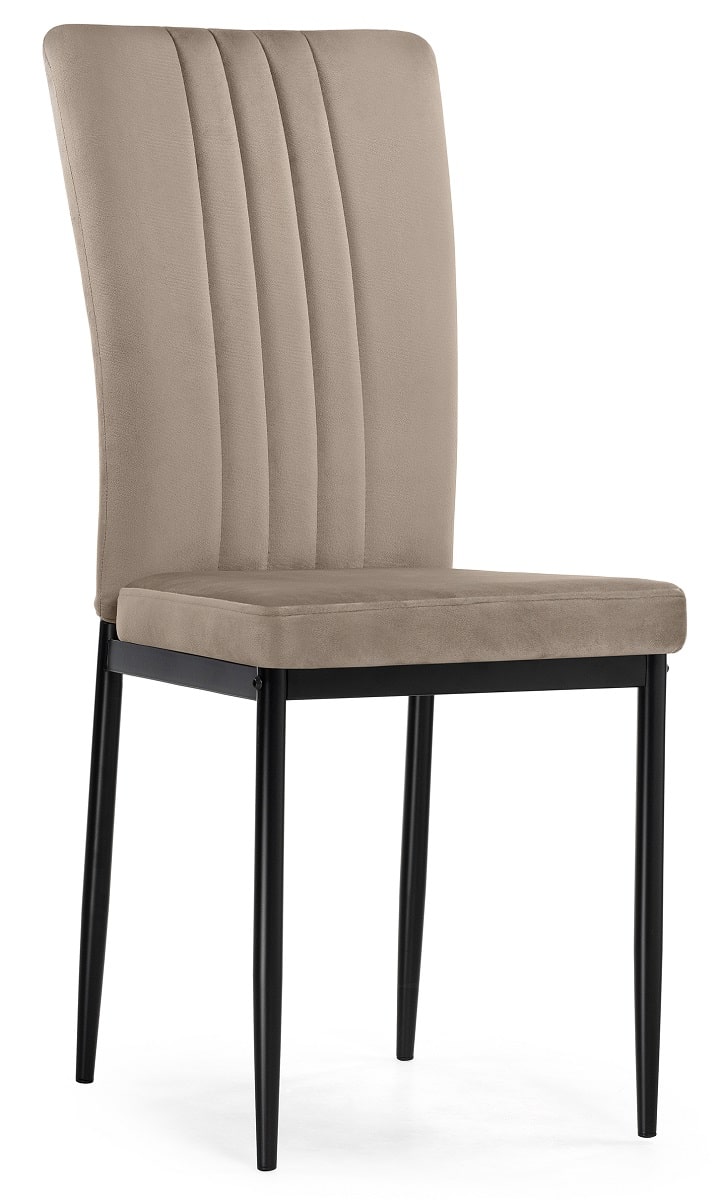 Стул на металлокаркасе Rek cappuccino / black