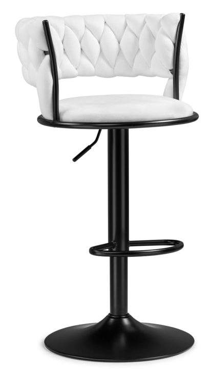 Барный стул Lotus white / black — фото 1