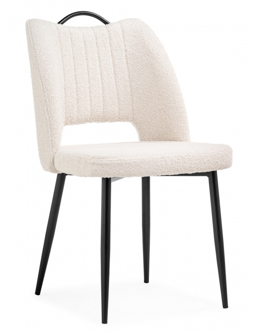 Стул на металлокаркасе Barton beige / black