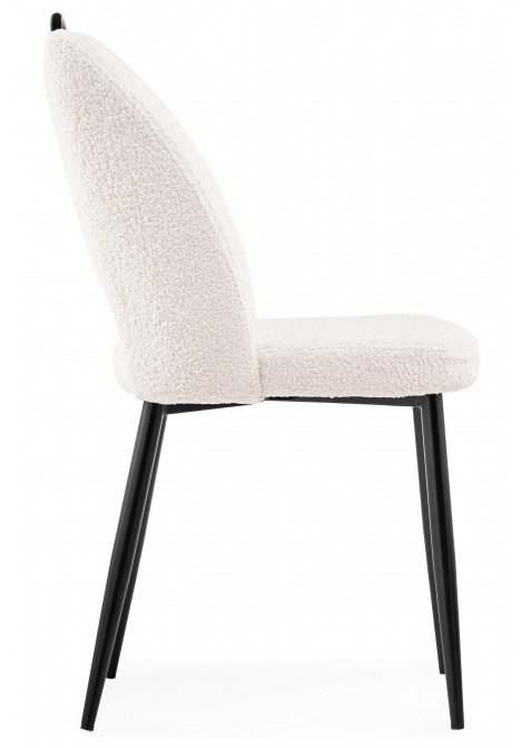 Стул на металлокаркасе Barton beige / black