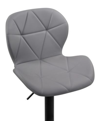 Барный стул Trio light gray / black — фото 3
