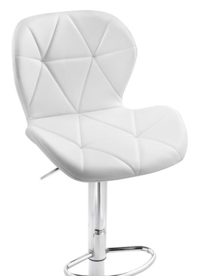 Барный стул Trio white / chrome — фото 2