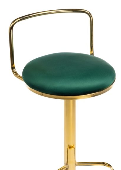 Полубарный стул Lusia green / gold — фото 3