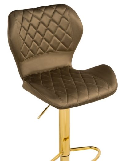 Барный стул Porch cappuccino / gold — фото 2