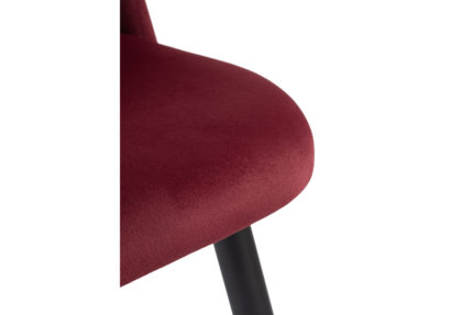 Стул на металлокаркасе Gabi 1 wine red / black — фото 2