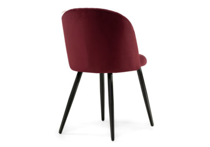 Стул на металлокаркасе Gabi 1 wine red / black — фото 4