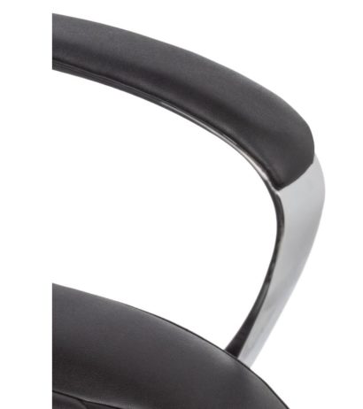 Компьютерное кресло Damian black / satin chrome — фото 9