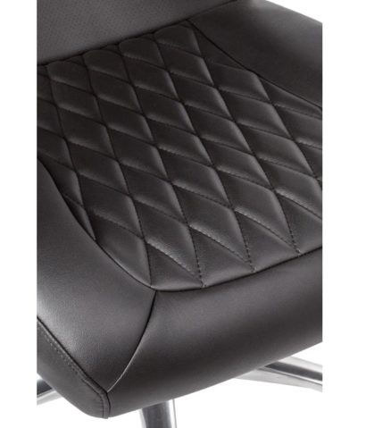 Компьютерное кресло Damian black / satin chrome — фото 4