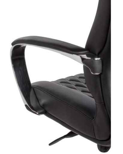 Компьютерное кресло Damian black / satin chrome — фото 6
