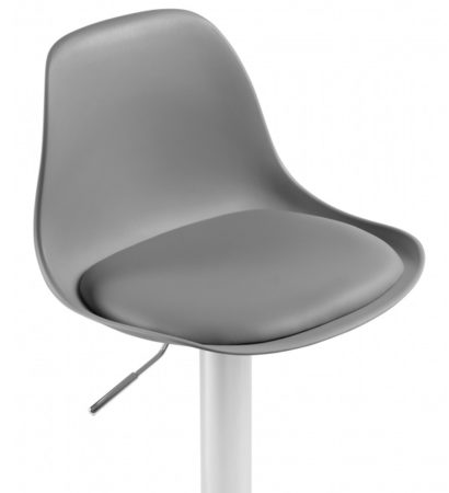 Барный стул Soft gray / chrome — фото 5
