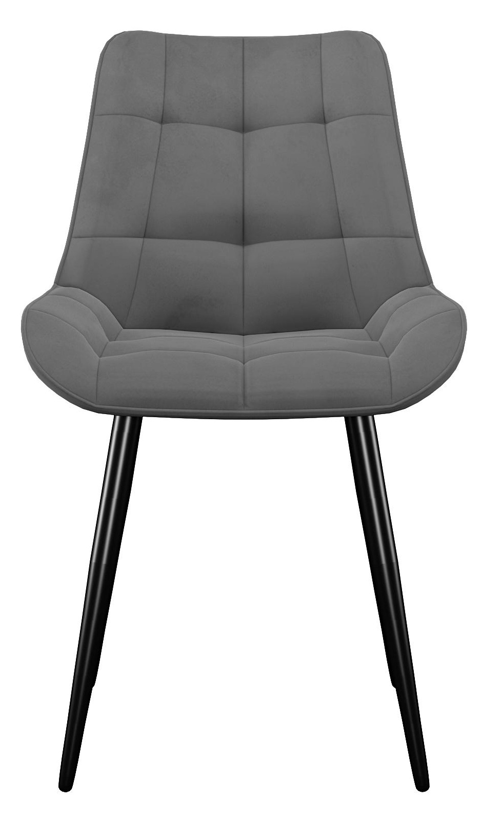Стул DikLine 226 поворотный B22 GREY, ножки черные