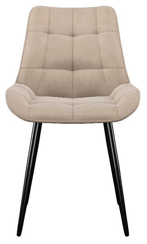 Стул DikLine 226 поворотный B03 BEIGE, ножки черные