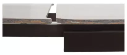 Стол ЭДЕР (EDER) 160 цвет АМБЕР ЖАДЕ (GLOSS AMBER JADE SOLID CERAMIC) / ОРЕХ, ®DISAUR — фото 3