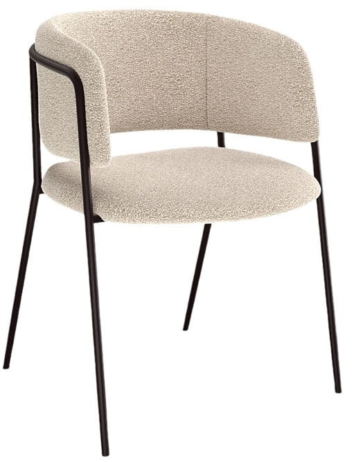 Стул Kenner 303SD черный/ткань бежевый O18