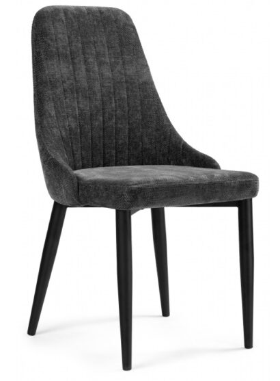 Стул на металлокаркасе Kora black / dark gray — фото 1