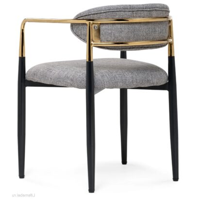 Кресло Lord gray / black / gold — фото 5