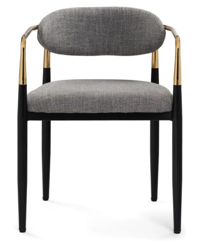 Кресло Lord gray / black / gold — фото 4