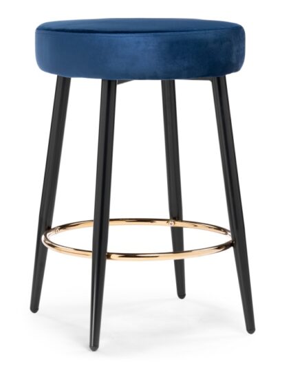 Барный стул Plato dark blue — фото 1
