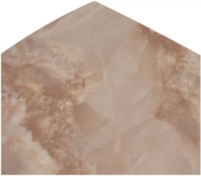 Стол БАЛД (BALDE) 140 цвет АМБЕР ЖАДЕ ГЛЯНЦЕВЫЙ (GLOSS AMBER JADE SOLID CERAMIC) / ЧЕРНЫЙ — фото 4
