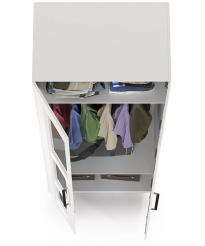 Шкаф Вестра белый шагрень комплектация 1 — фото 5