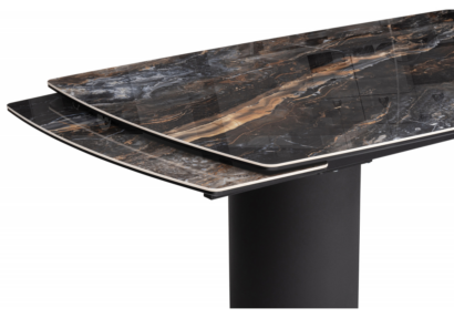 Керамический стол Маре 200(260)х100х77 neodom titanium lawa nero / черный — фото 4