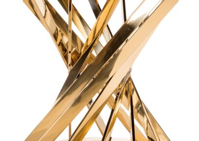 Обеденная группа Эрмина black / gold (стол и 4 стула) — фото 5