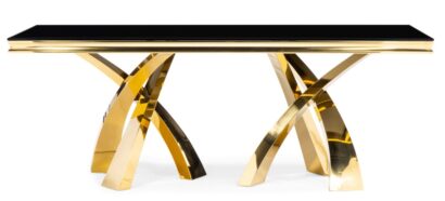Обеденная группа Кору black / gold (стол и 6 стульев) — фото 9